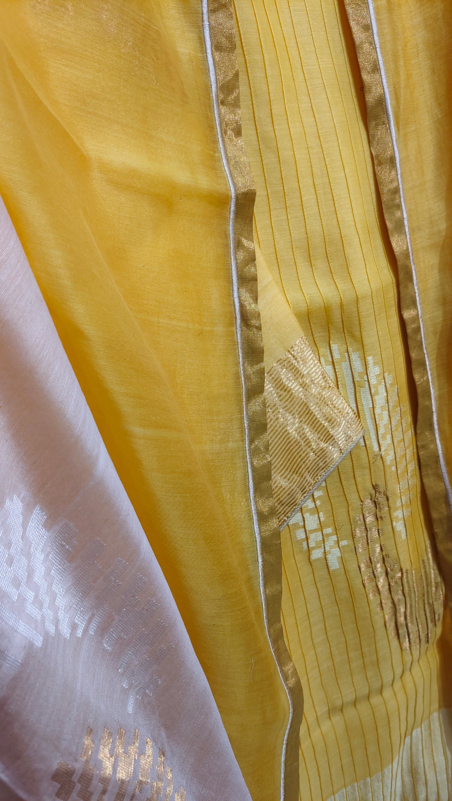 Semi Stitched Formal chanderi Suitset