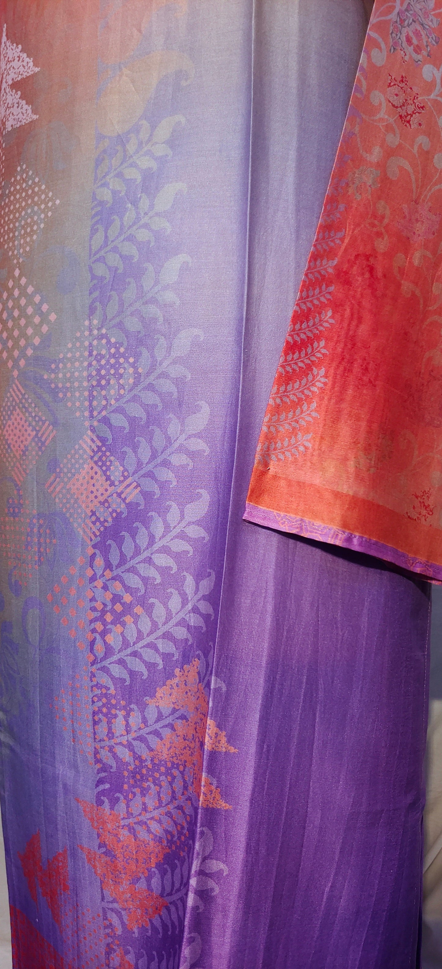 Semi Stitched Chanderi Casual Suitset VISHAL KAPUR