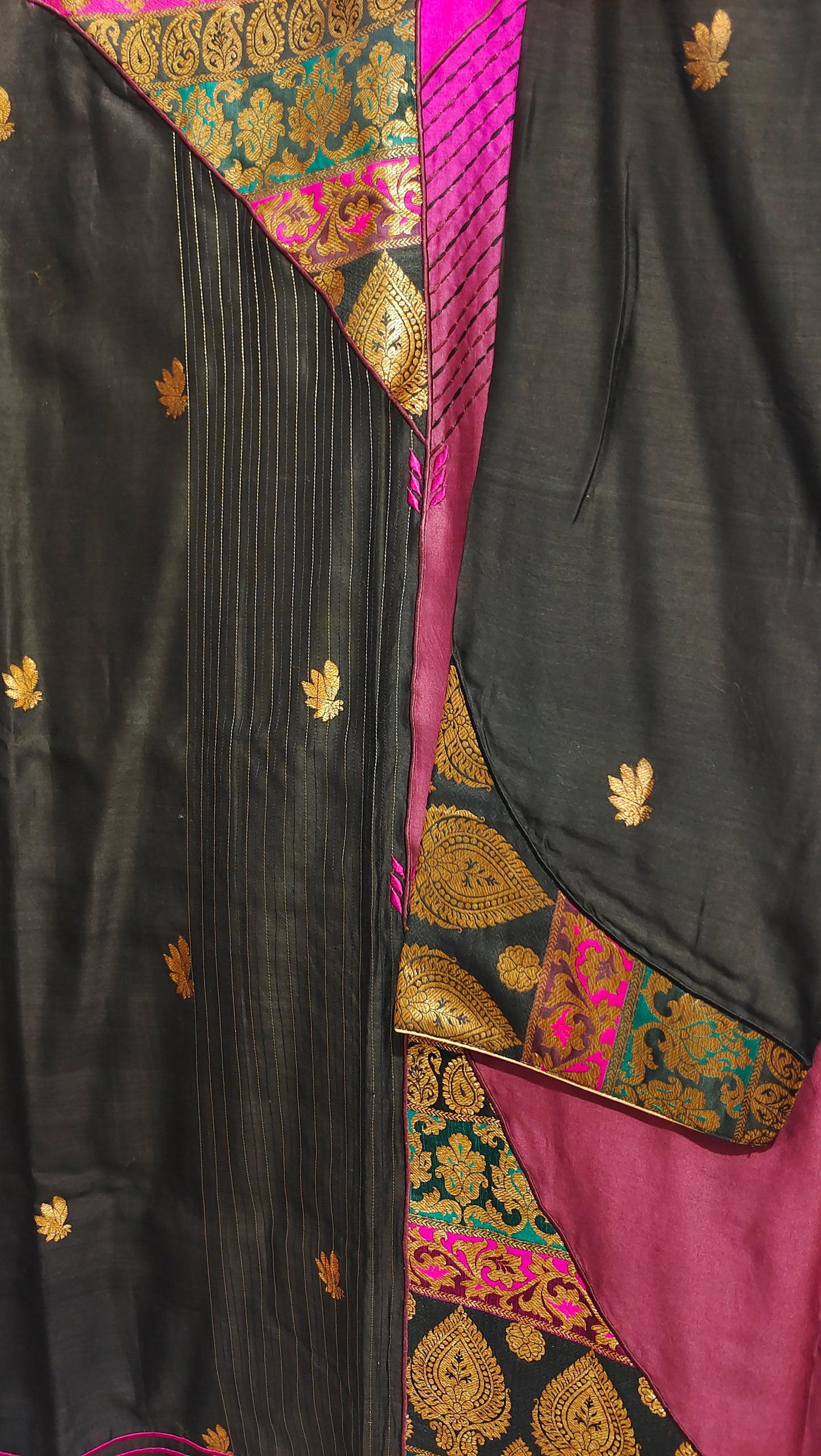 Semi Stitched Chanderi Casual kurta
