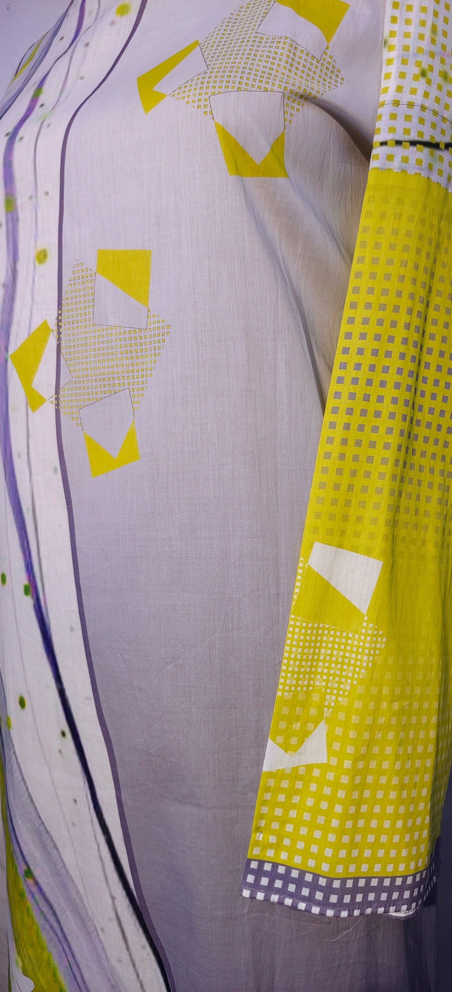 Semi Stitched Cotton Casual Kurta VISHAL KAPUR