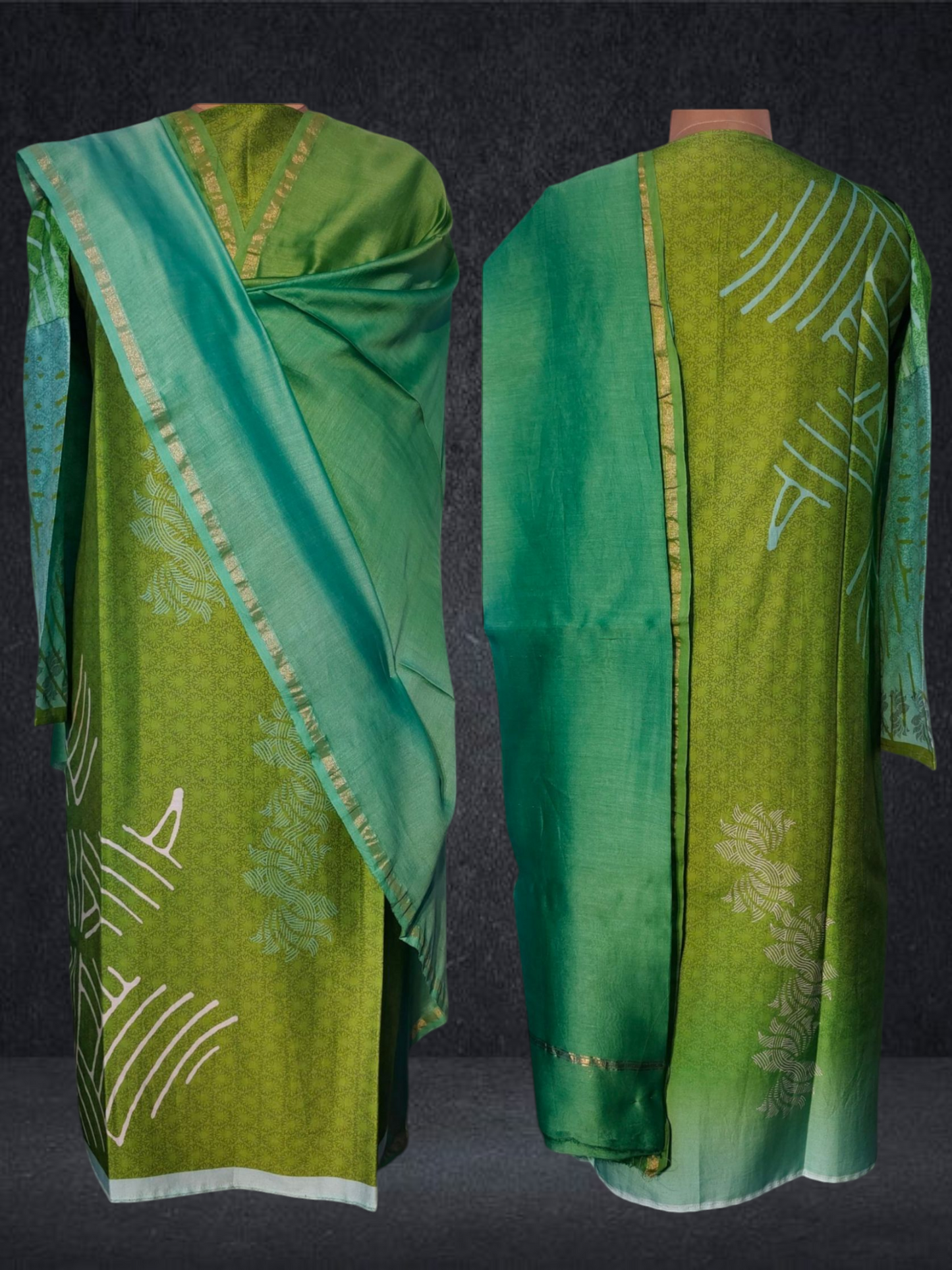 Semi Stitched Cotton Casual Suitset VISHAL KAPUR