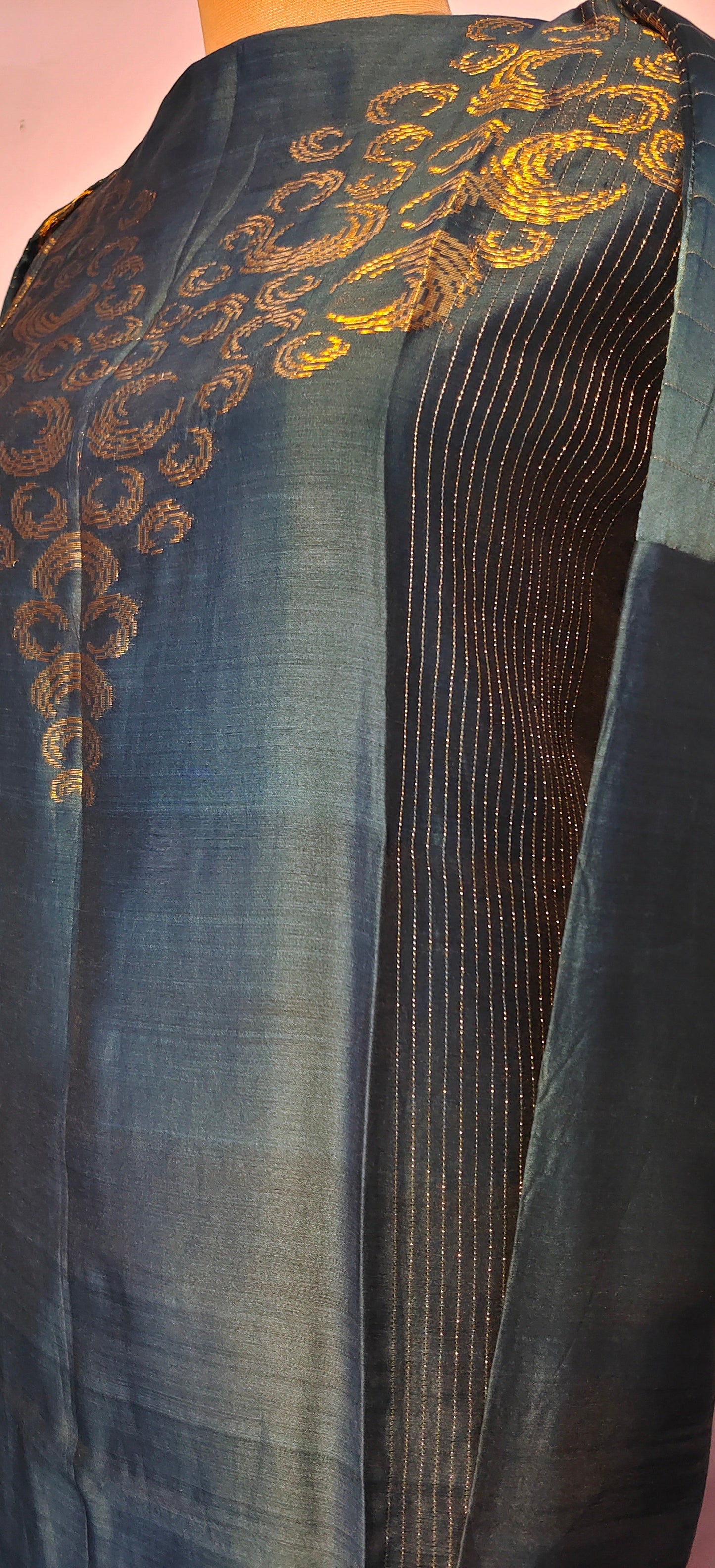 Semi Stitched Formal chanderi Kurta VISHAL KAPUR