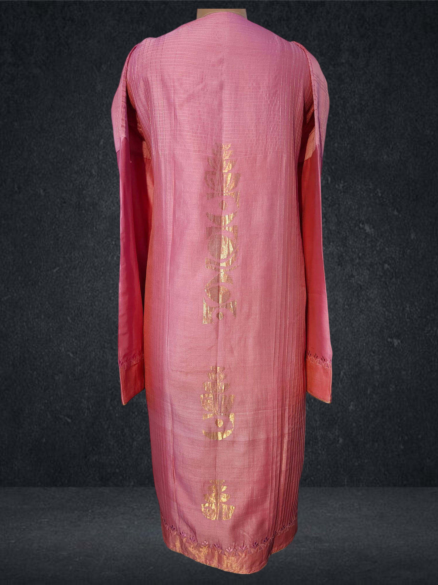 Semi Stitched Chanderi kurta VISHAL KAPUR
