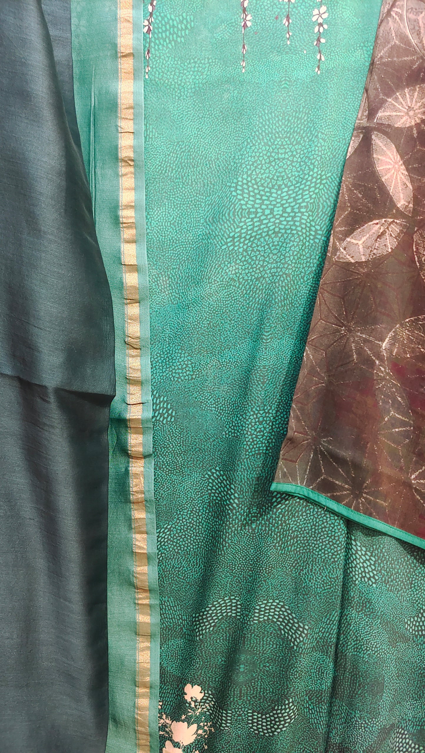 Semi Stitched Cotton Casual Suitset