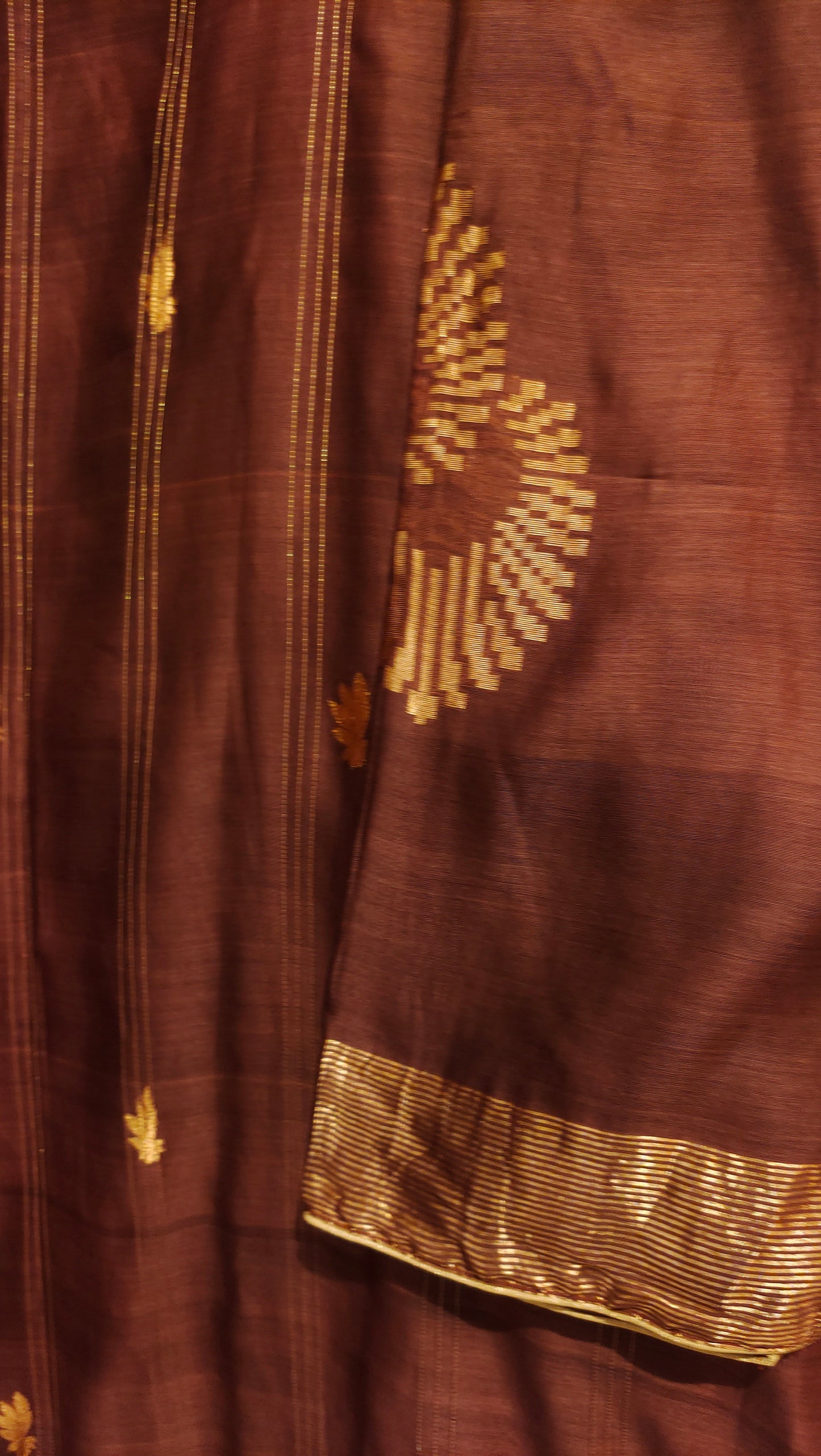 Semi Stitched Chanderi Casual kurta