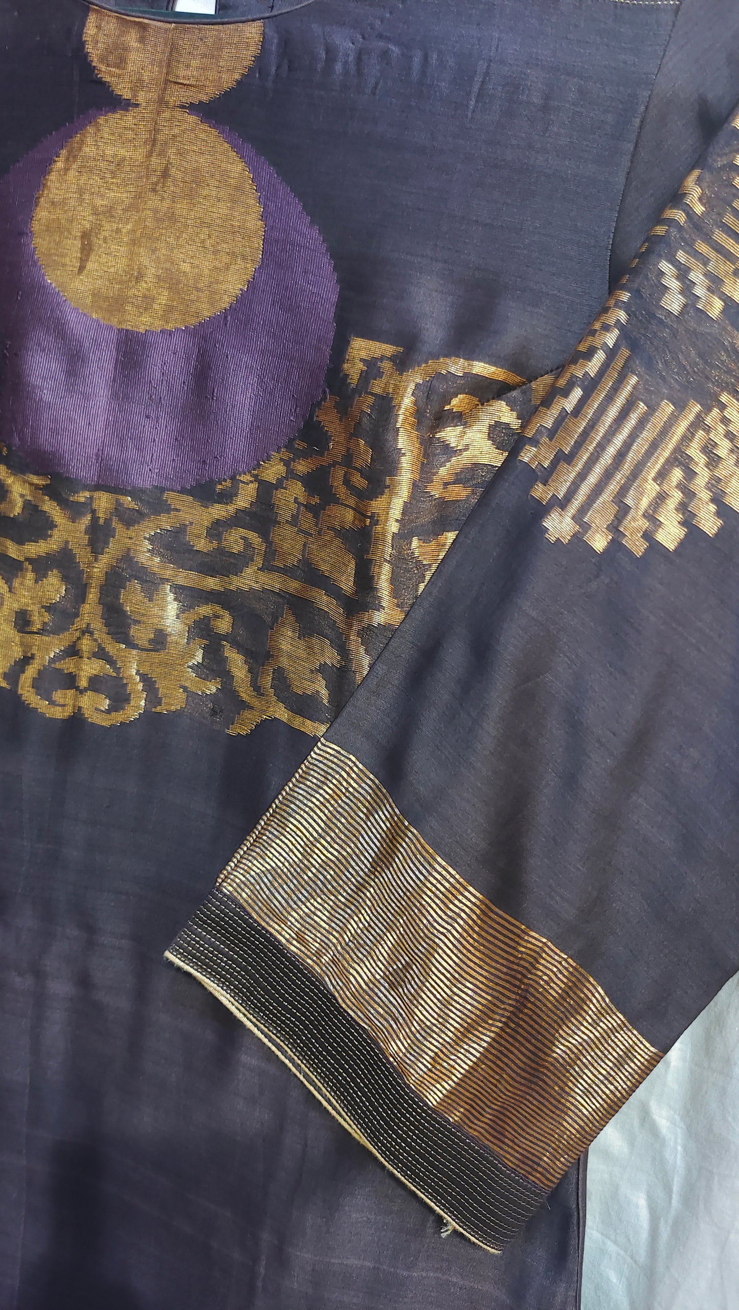 Stitched Chanderi Tunic ready size 42