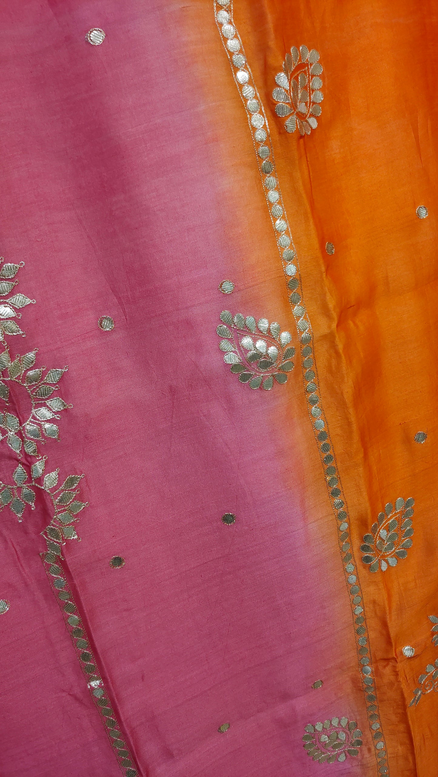 Semi Stitched Chanderi Formal Suitset