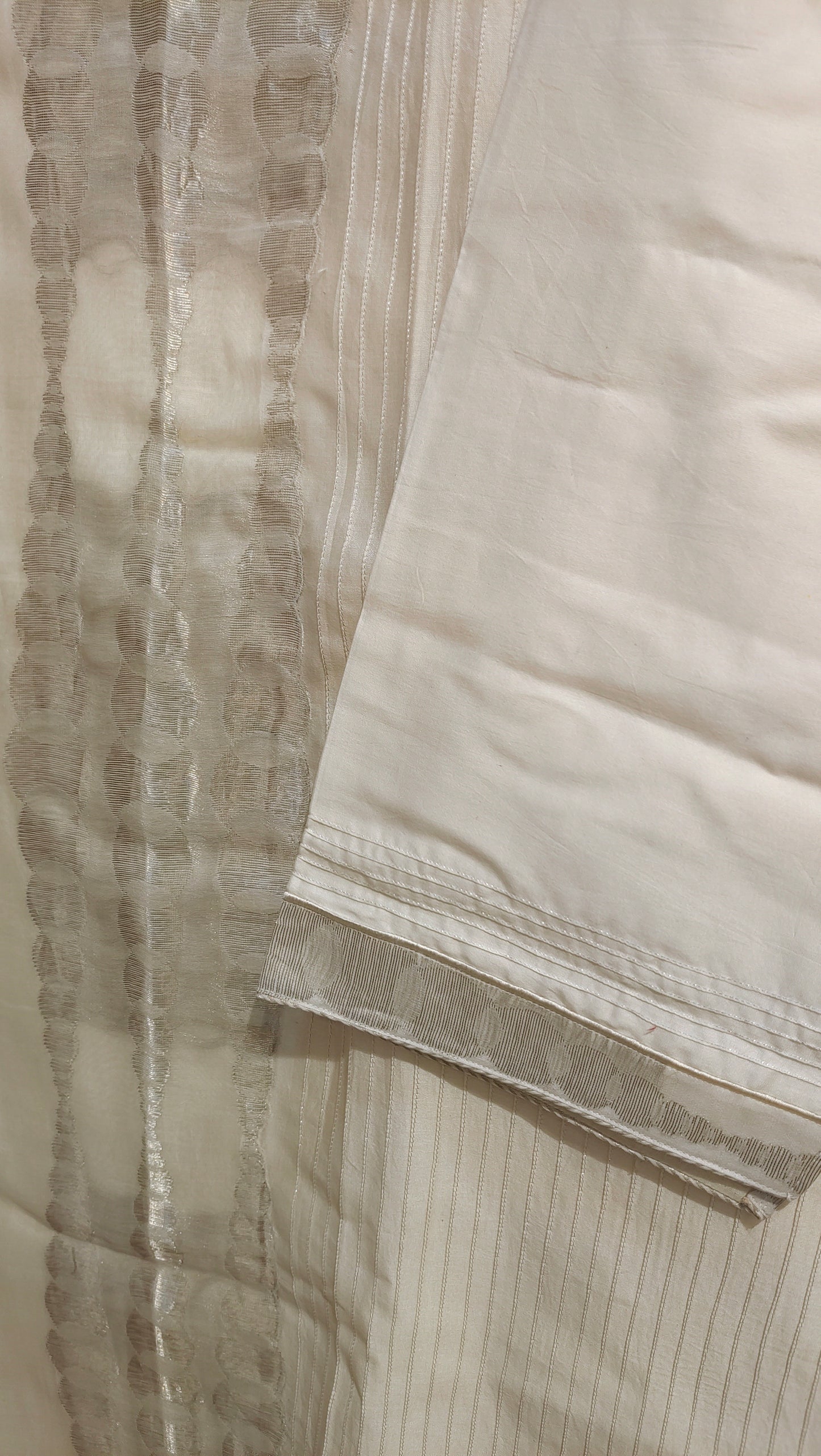 Semi Stitched Chanderi Formal kurta