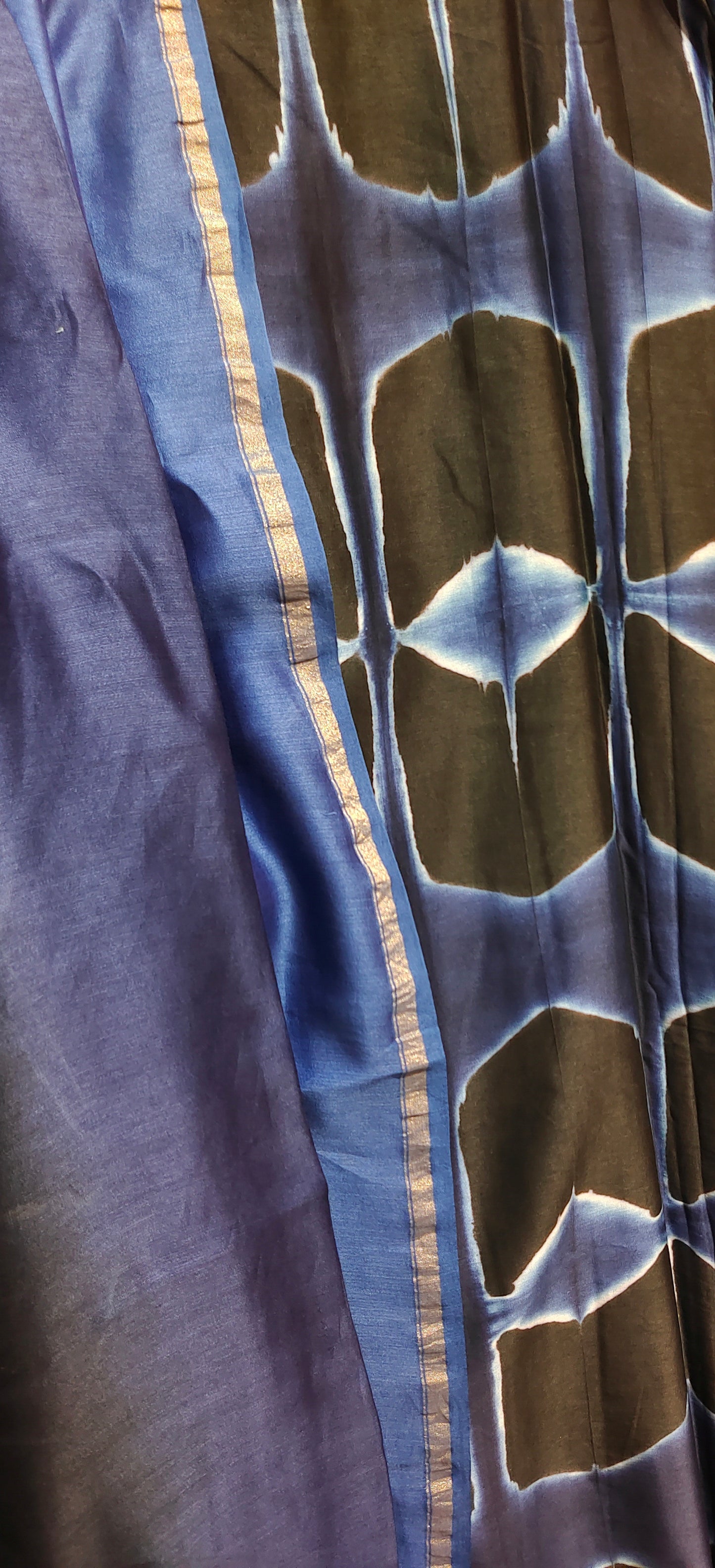 Semi Stitched Chanderi Casual Suitset