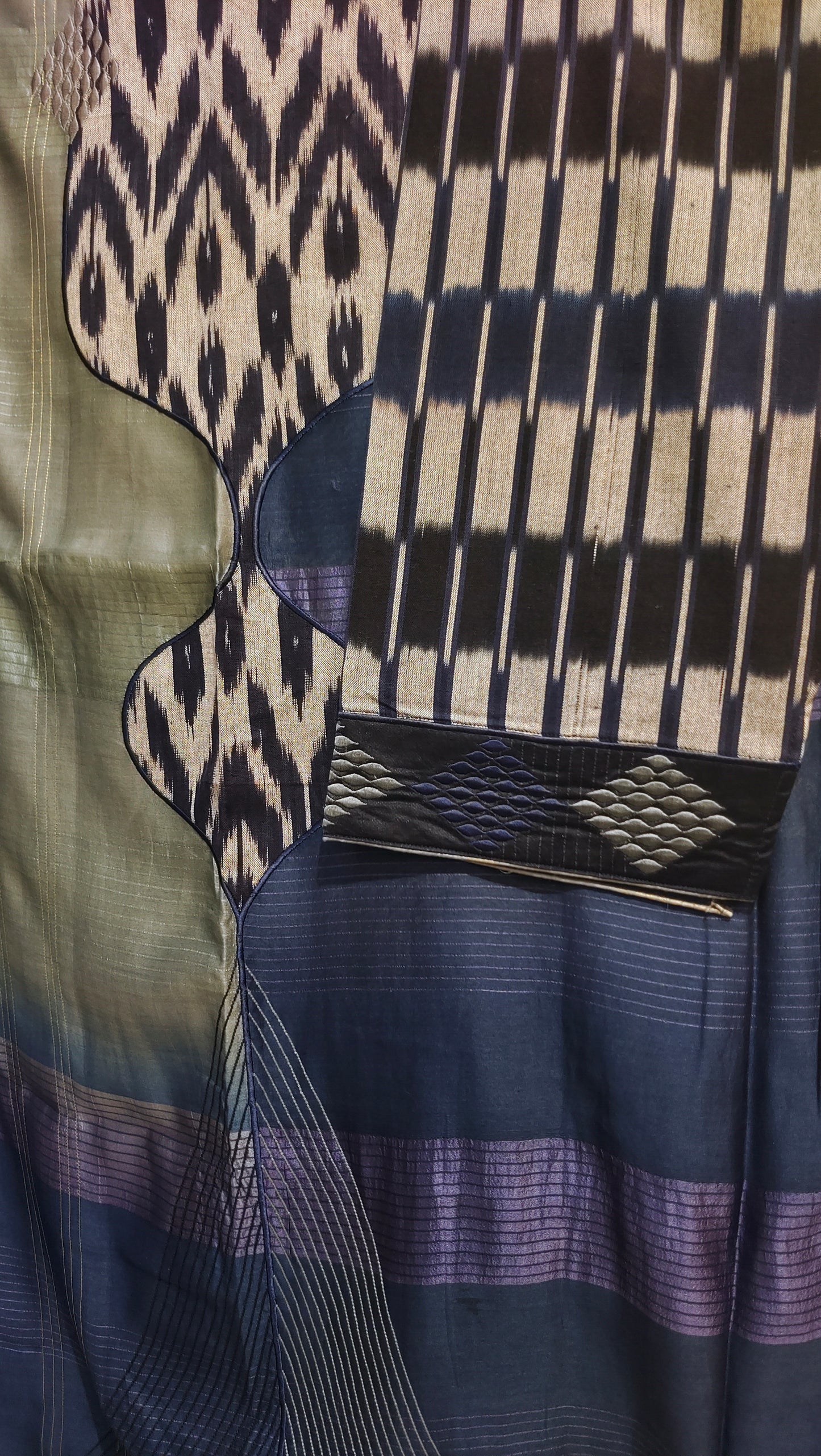 Semi Stitched Chanderi Casual kurta