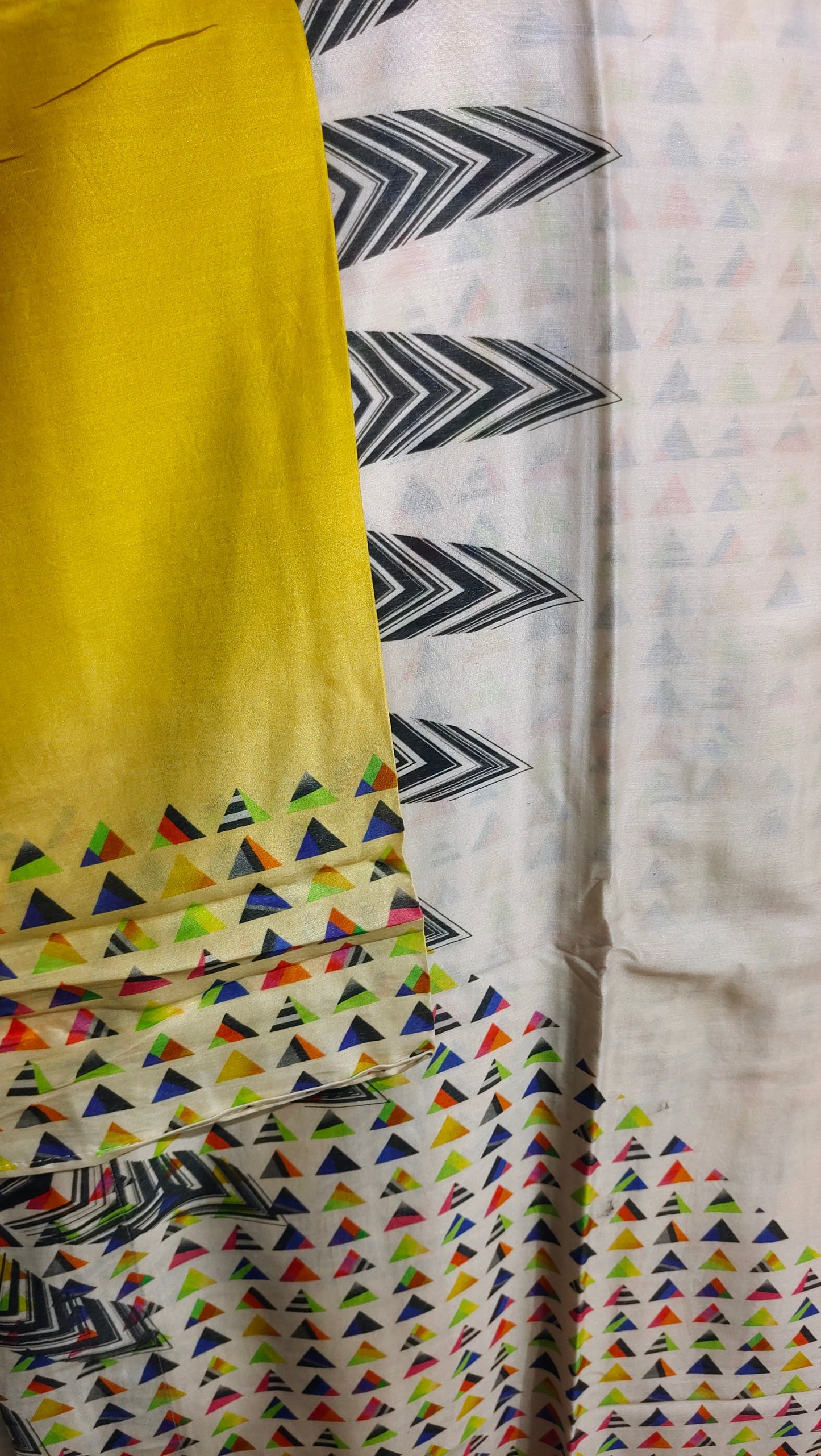 Semi Stitched Chanderi Casual kurta VISHAL KAPUR