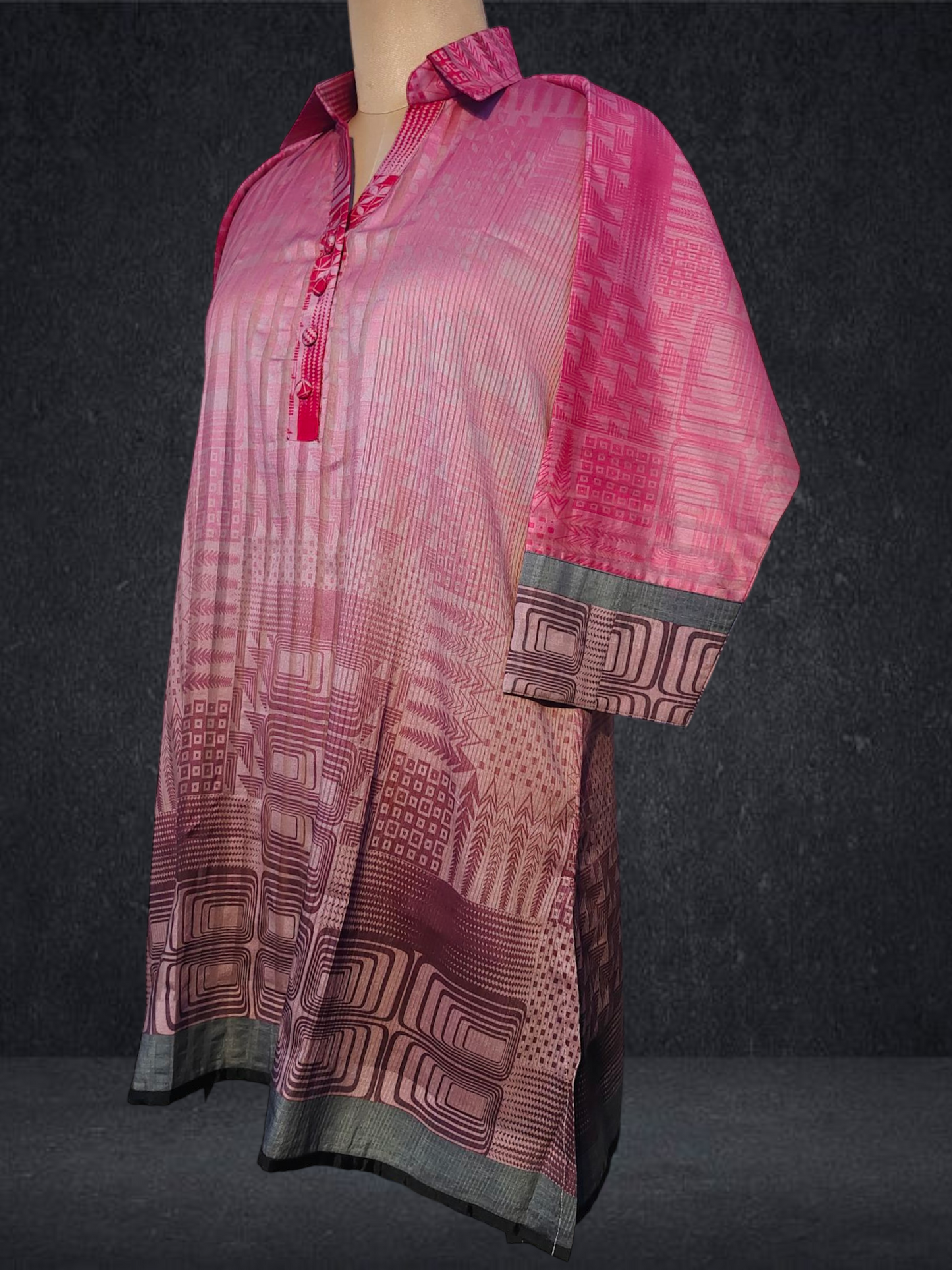 Stitched Digital Printed Short Tunic