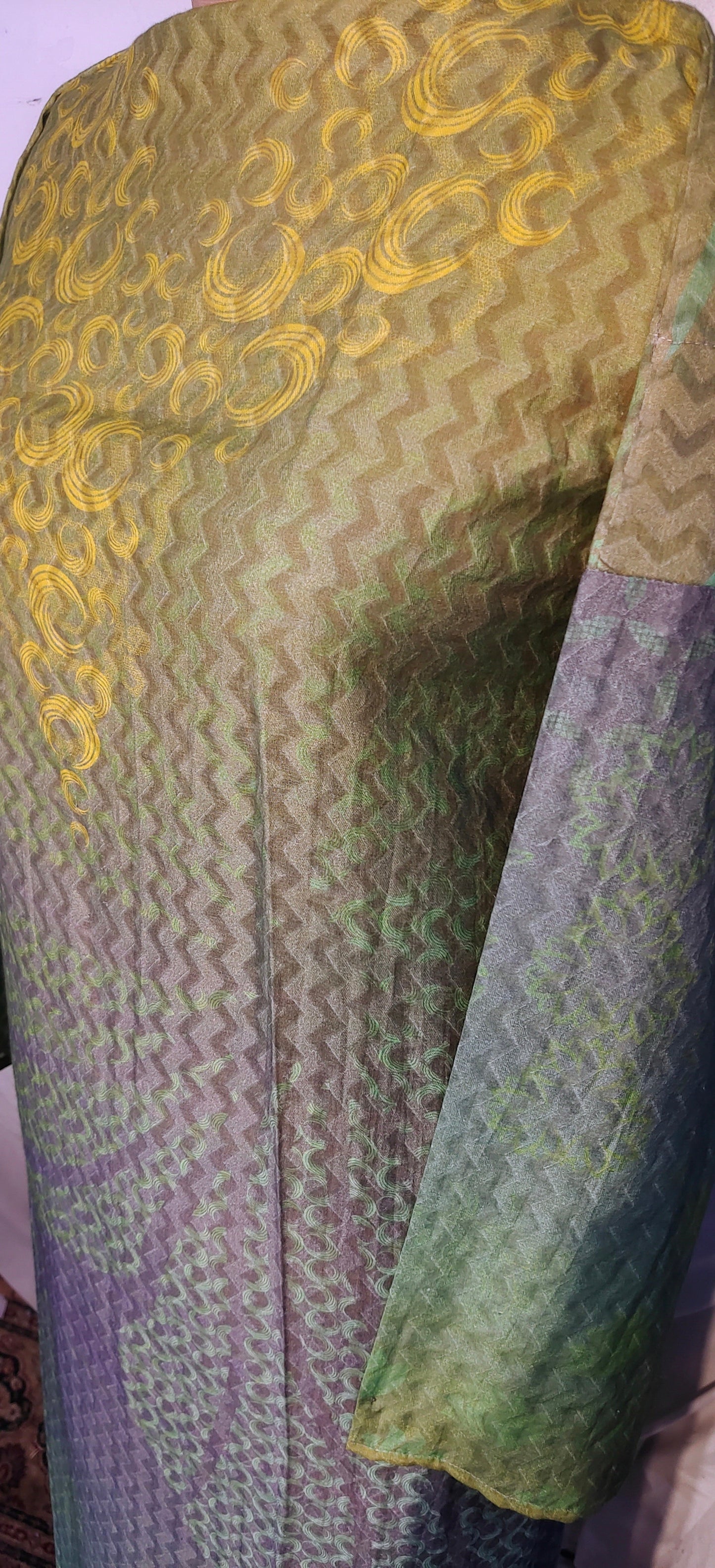 Semi Stitched Chanderi Kurta VISHAL KAPUR