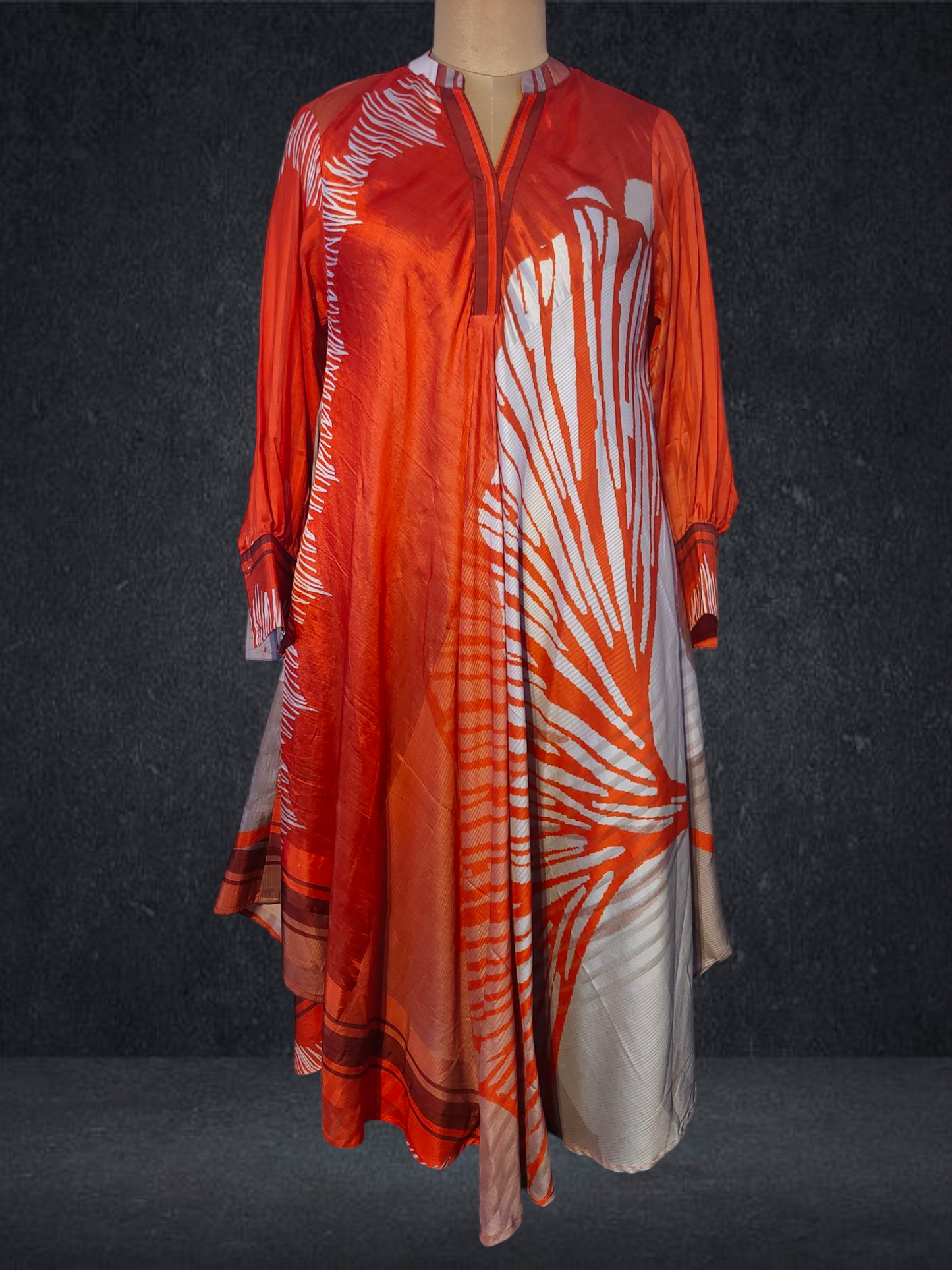 Stitched Chanderi dress