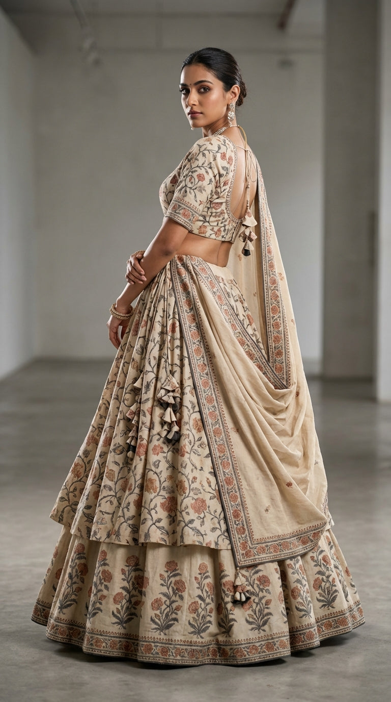 Formal embroidered Lehnga