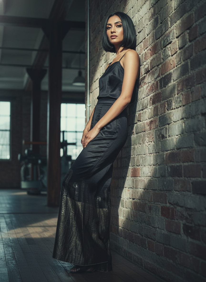 Formal Chanderi Zari embroidered Palazzo pant (VKSKT01MAR20)