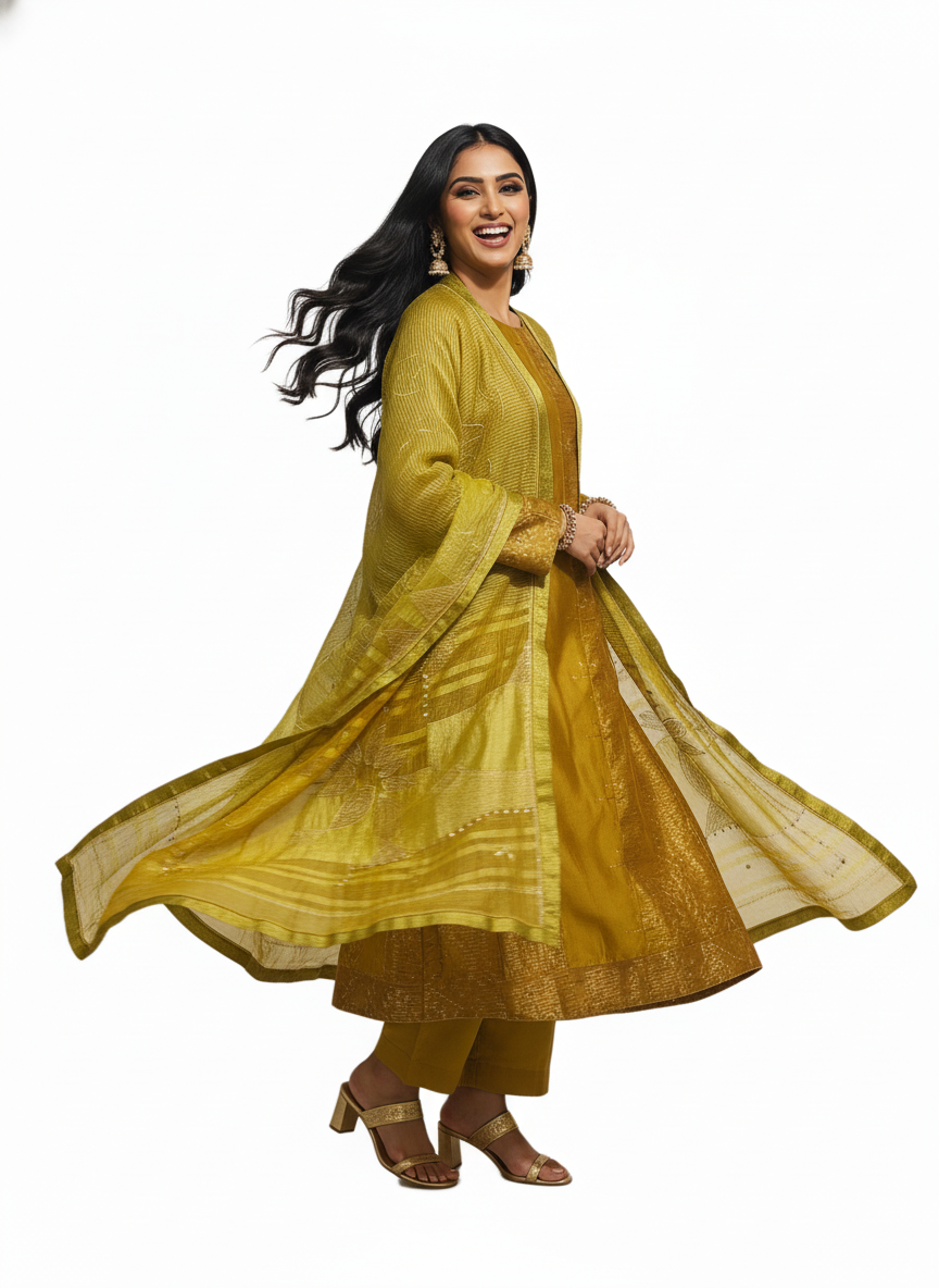 Semi Stitched Formal velvet Suitset