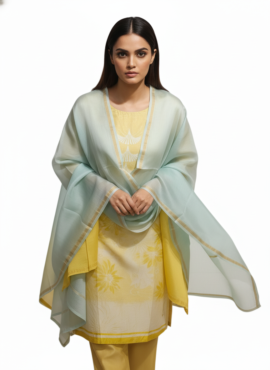 Semi Stitched Cotton Casual Suitset VISHAL KAPUR