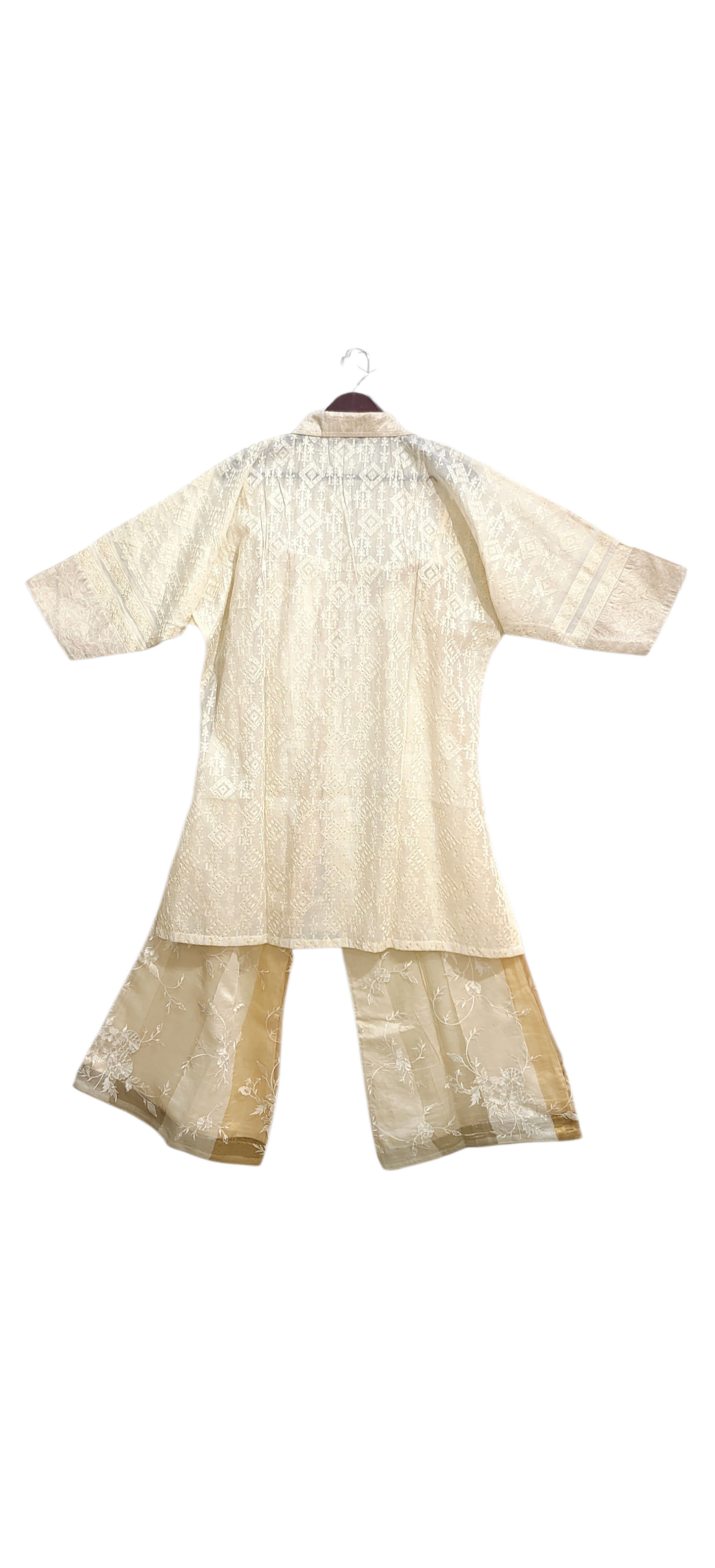 Indowestern chanderi formal coordset