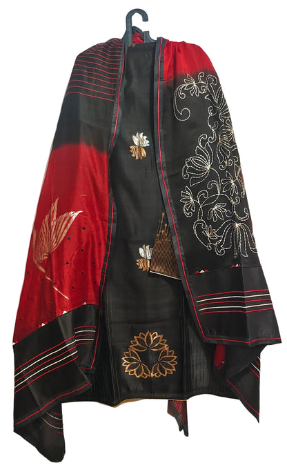 Semi Stitched Formal Chanderi Suitset
