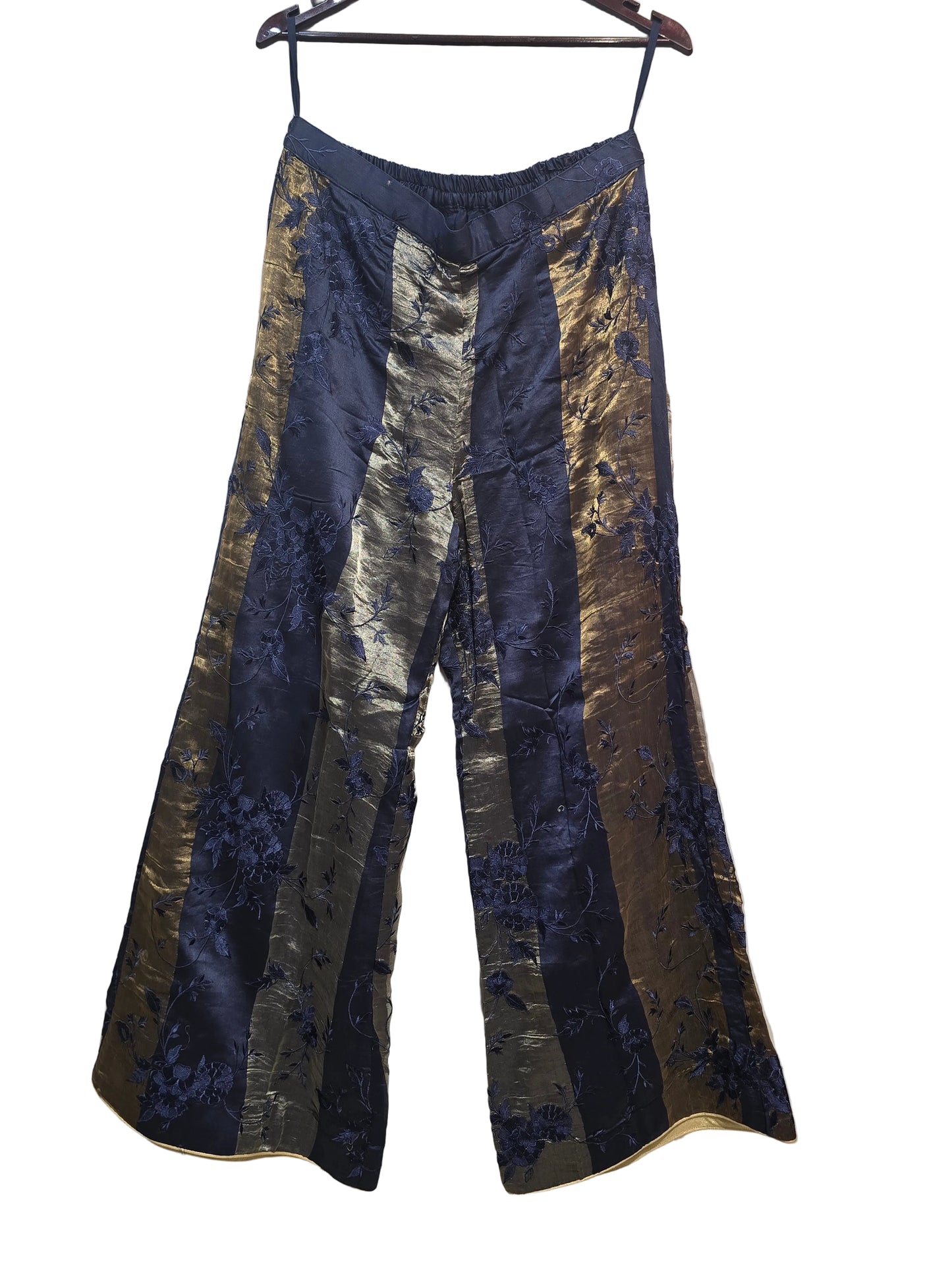 Formal chanderi Embroidered Palazzo pant