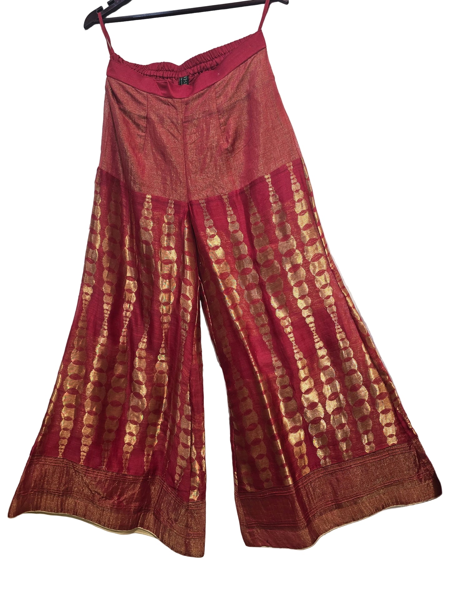 Formal chanderi Embroidered Palazzo pant