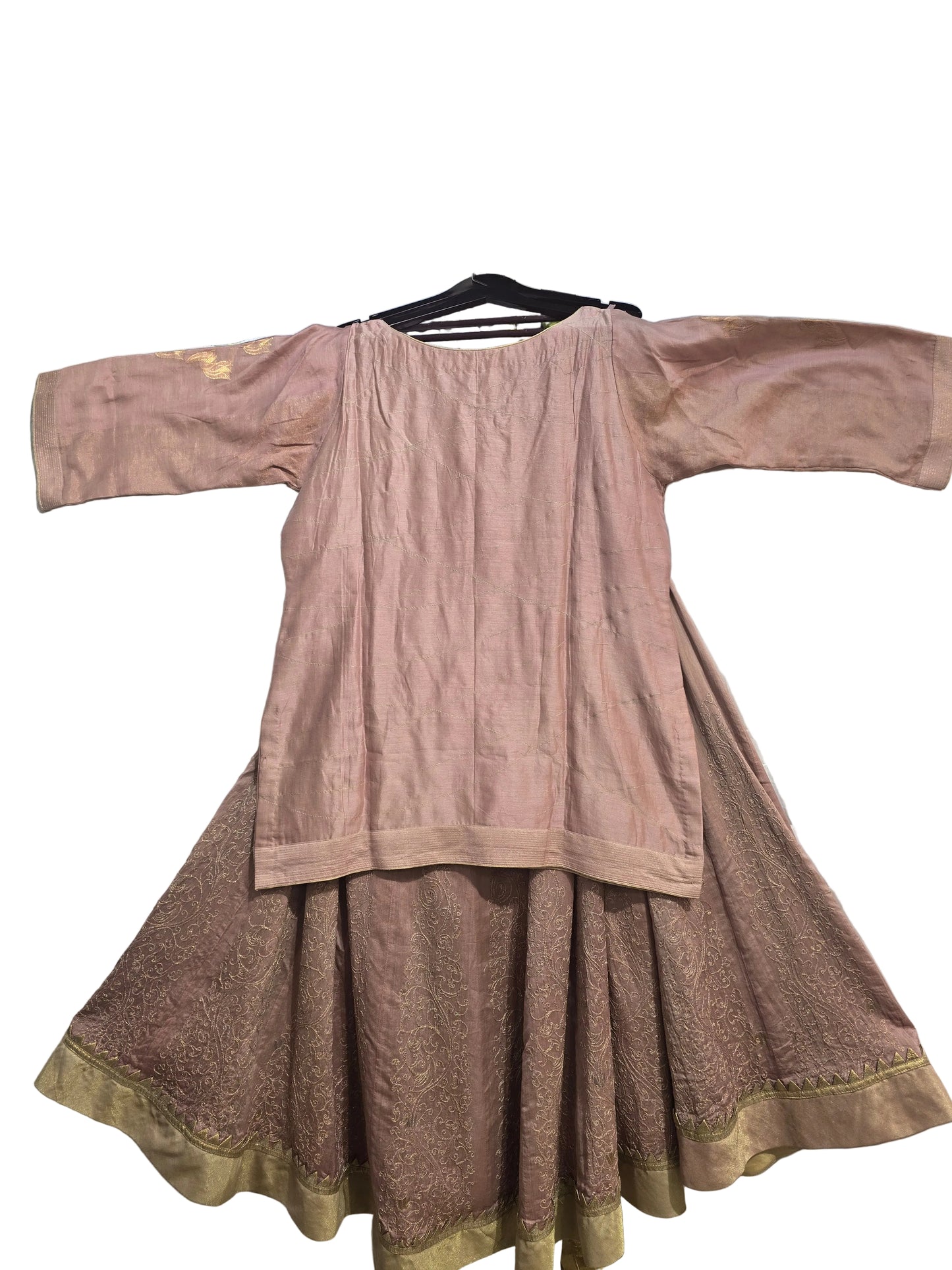 Semi stitched Formal Skirtset