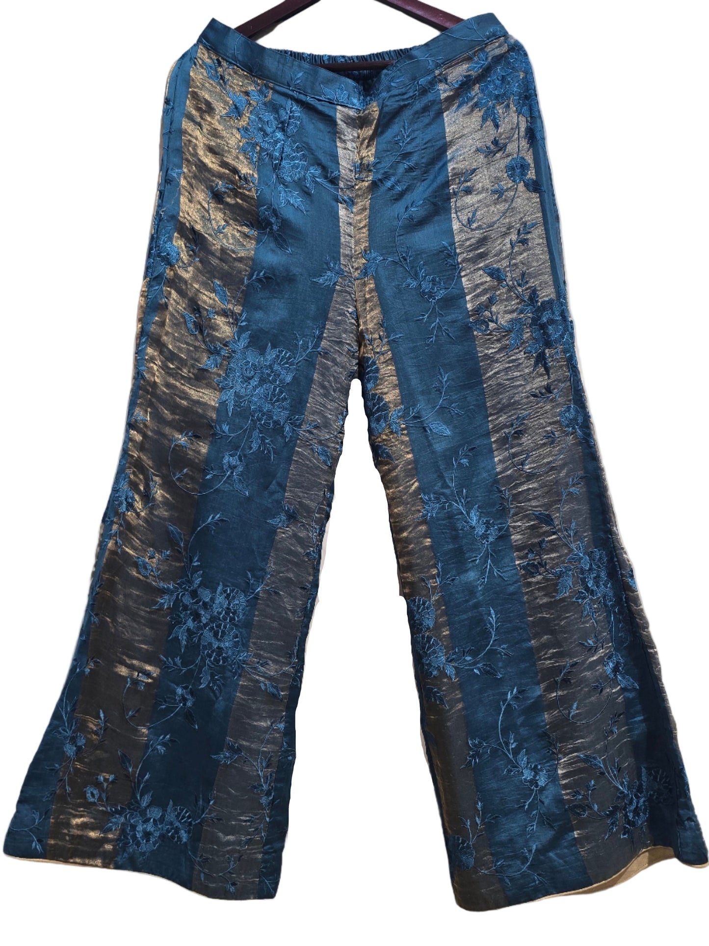 Semi Stitched Chanderi coordset dress