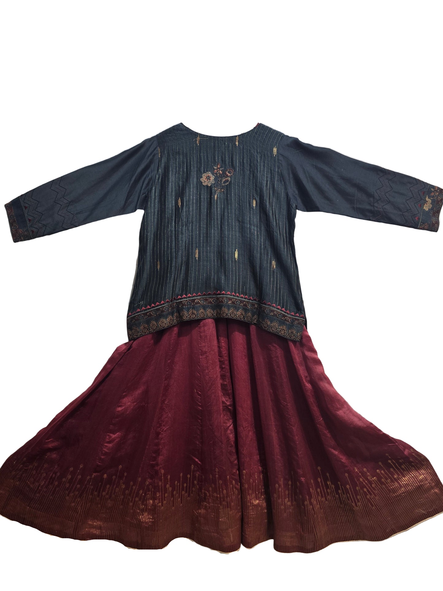 Stitched Anarkali set with jacket
