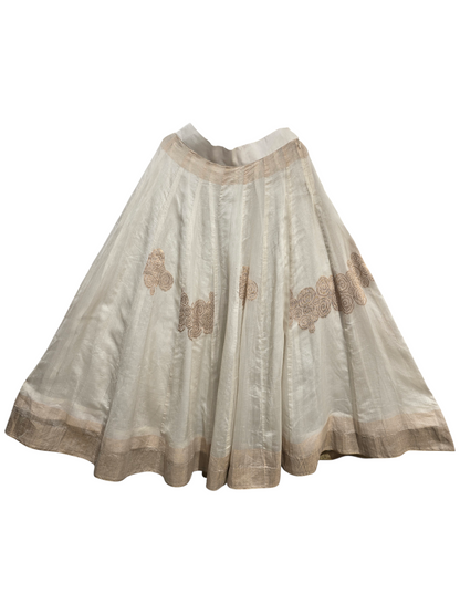 Semi stitched Formal Skirtset