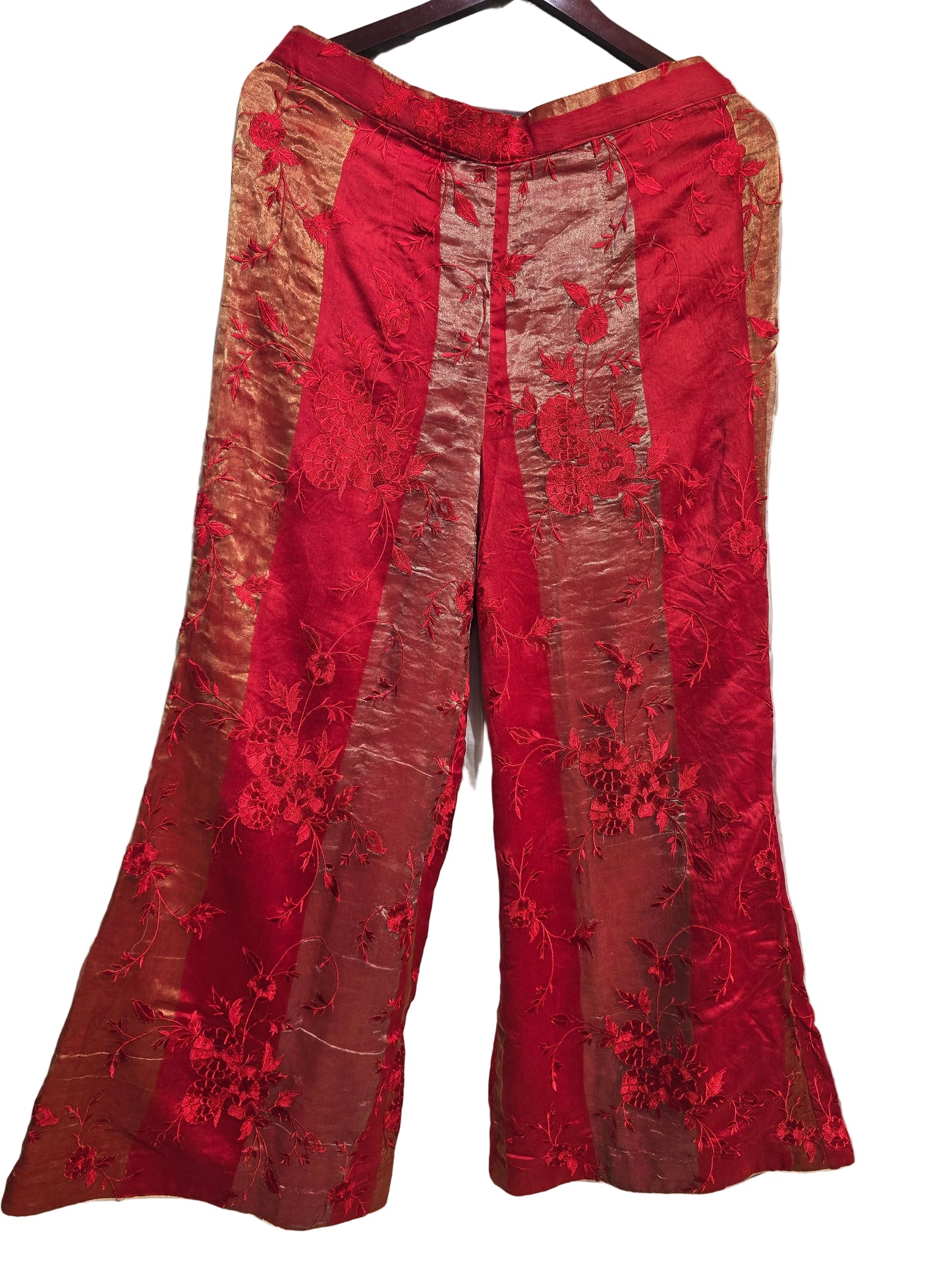 Formal chanderi Embroidered Palazzo pant