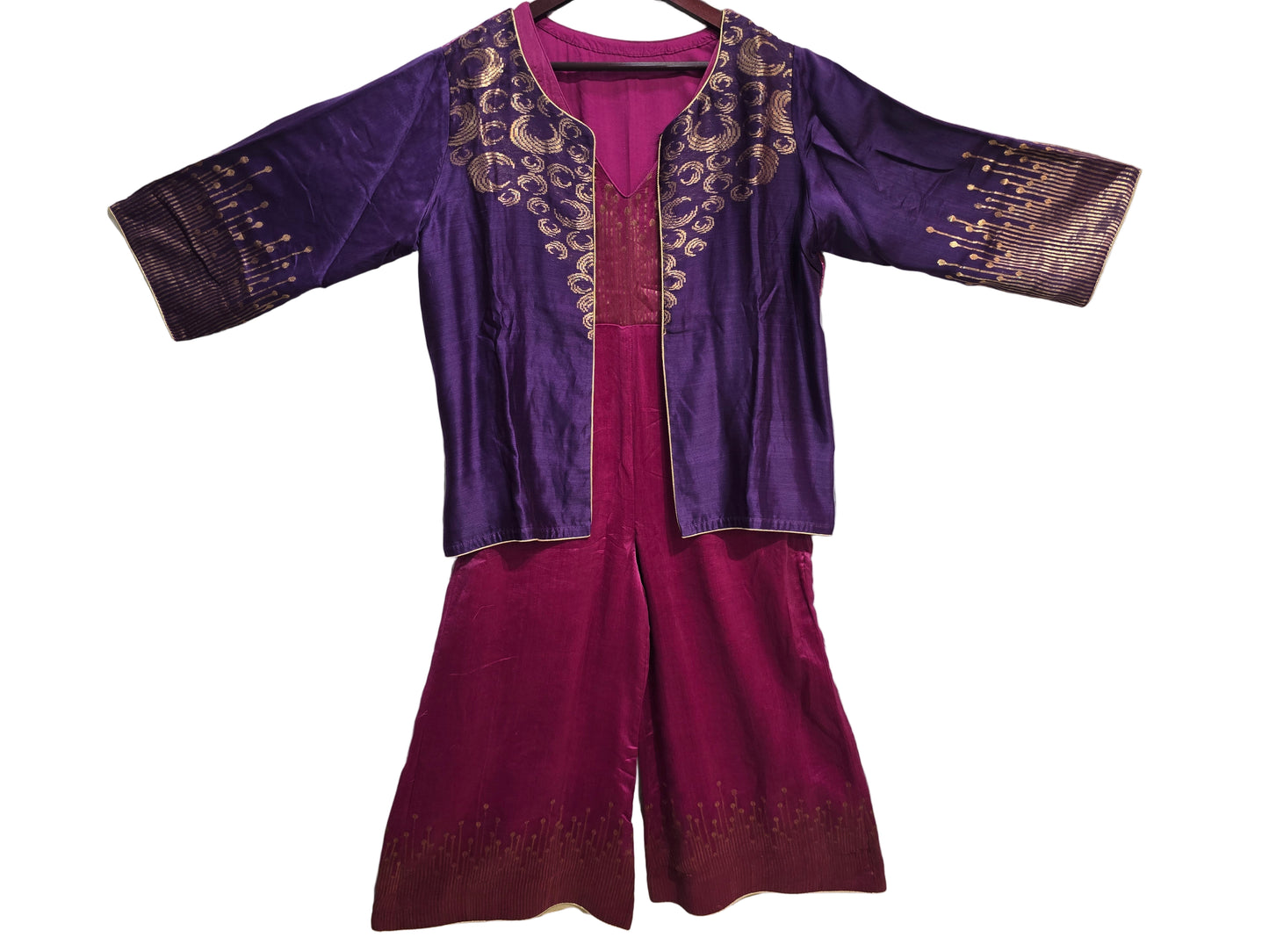 Stitched Jumpsuit set with jacket