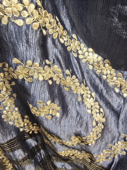Formal silk gota embroidery Dupatta