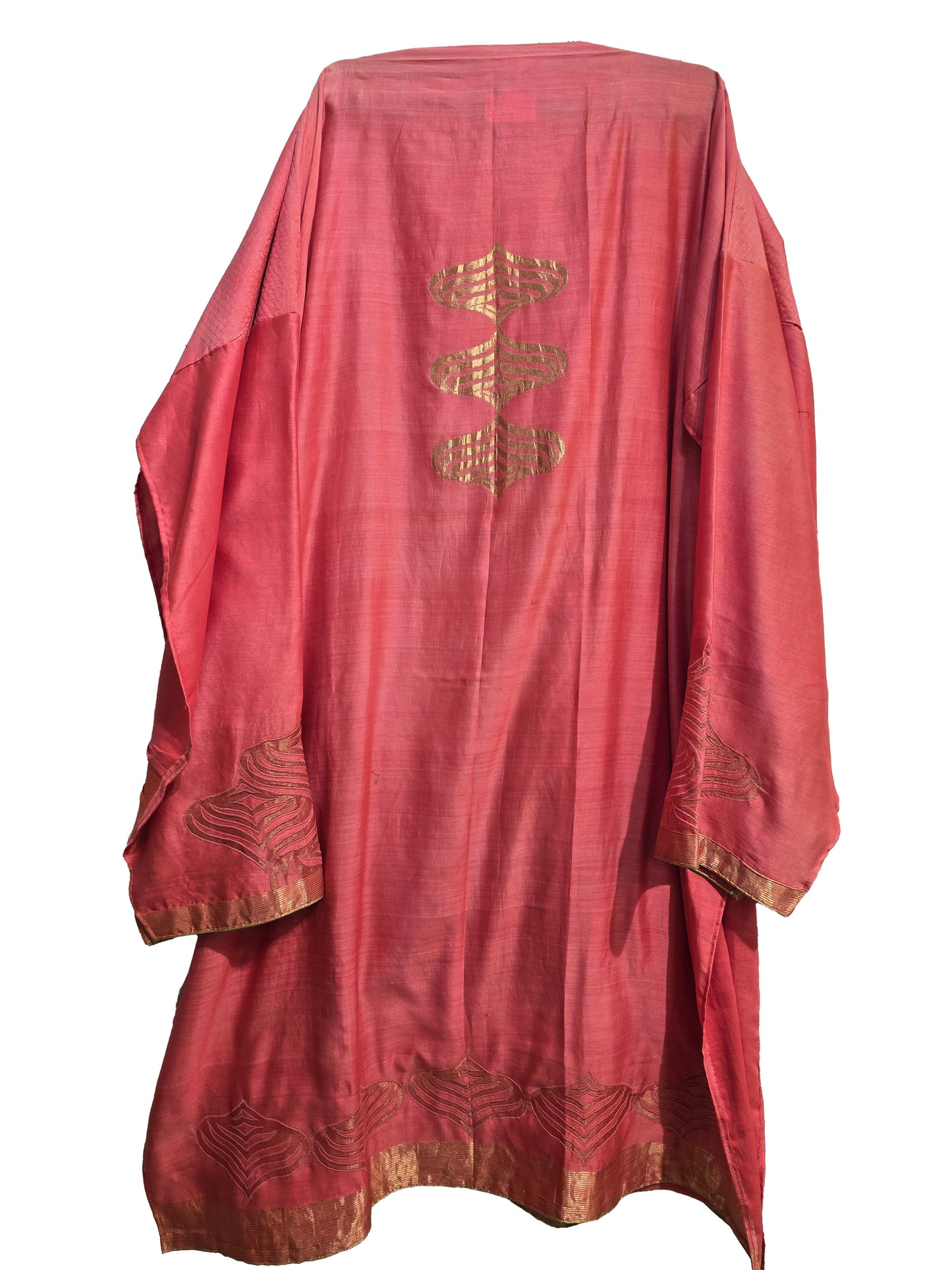 Semi Stitched Formal chanderi Suitset