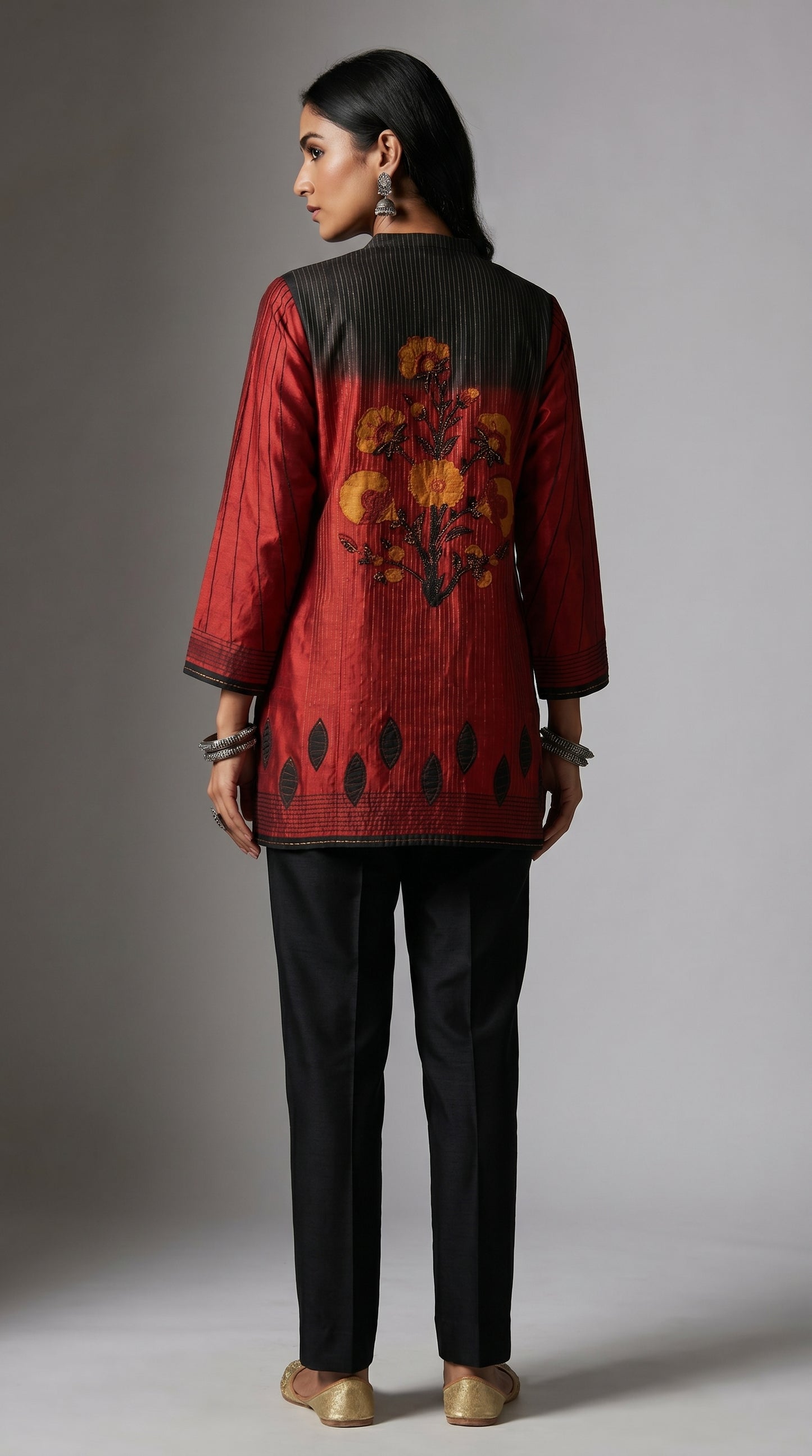 Stitched Chanderi Formal Jacket