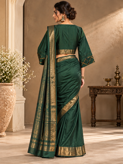 Semi Stitched Chanderi Ɓlouse
