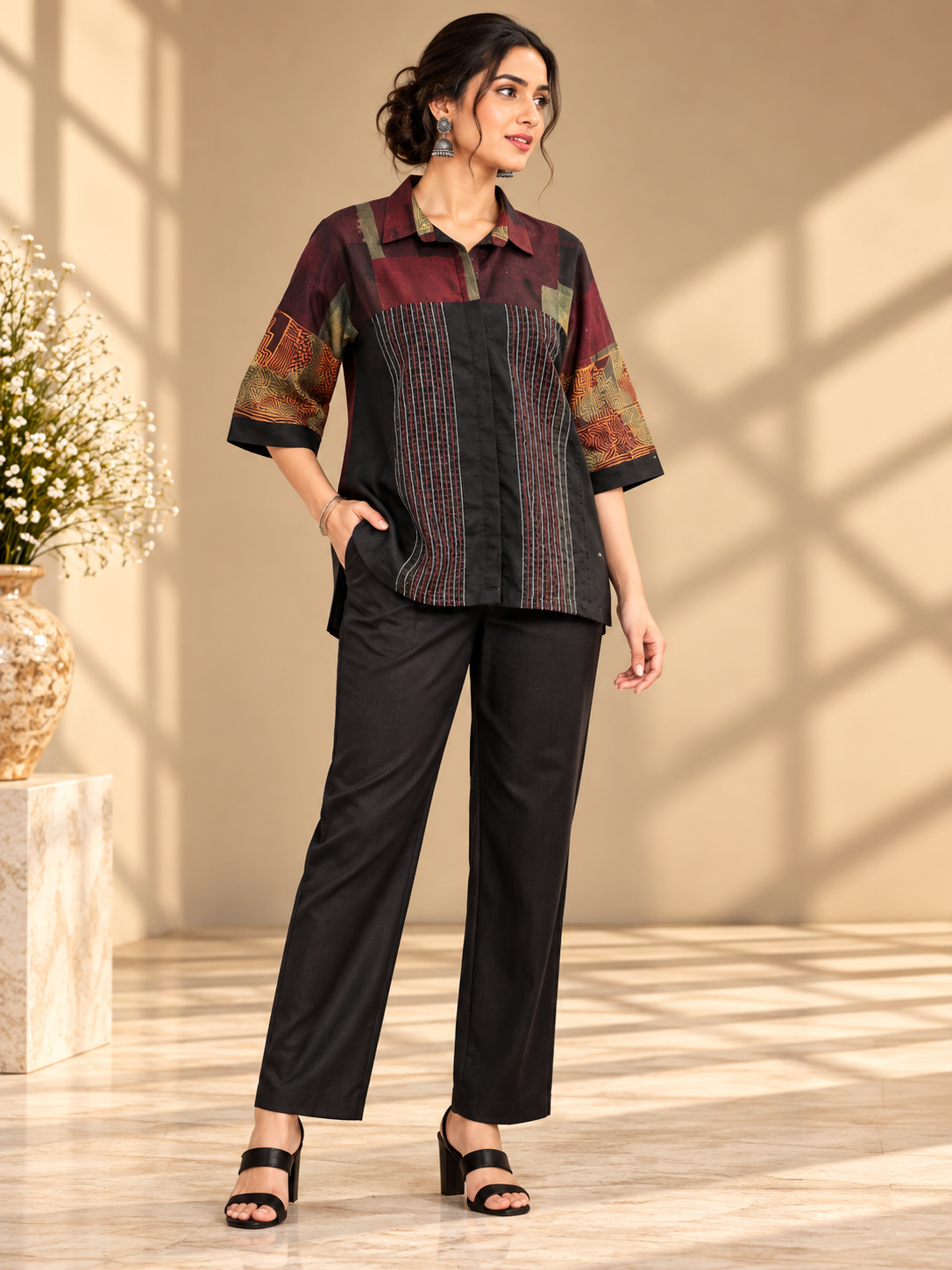 Stitched Shirt Set