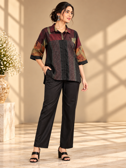 Stitched Shirt Set