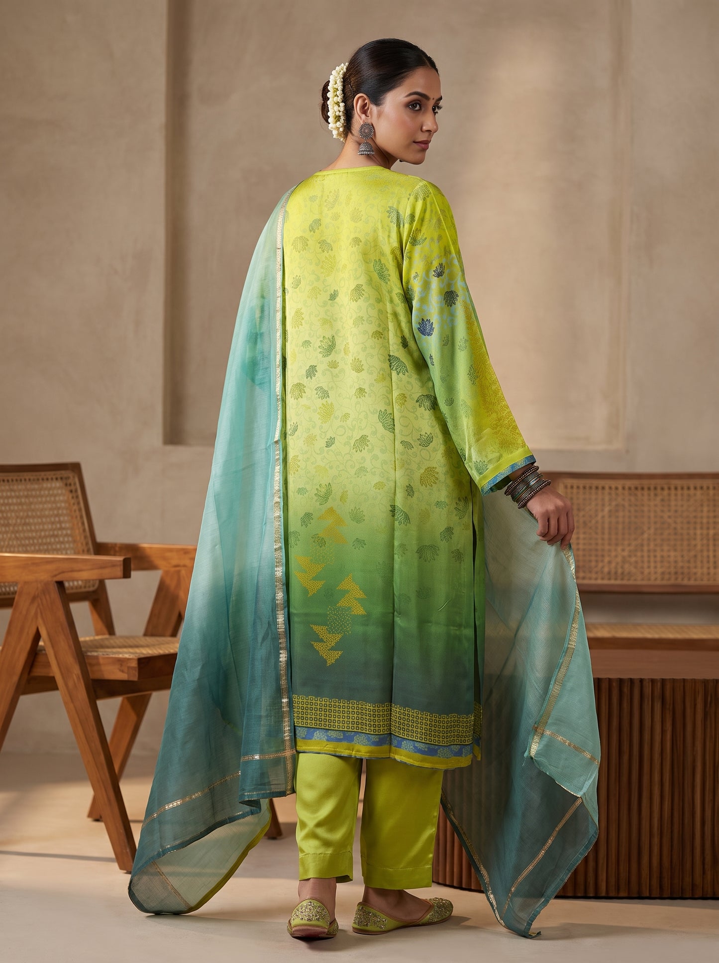 Semi Stitched Cotton Casual Suitset