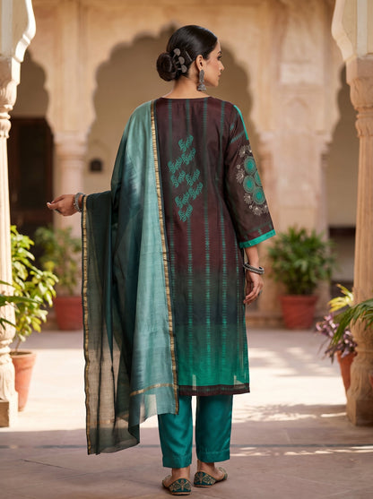 Semi Stitched Cotton Casual Suitset VISHAL KAPUR