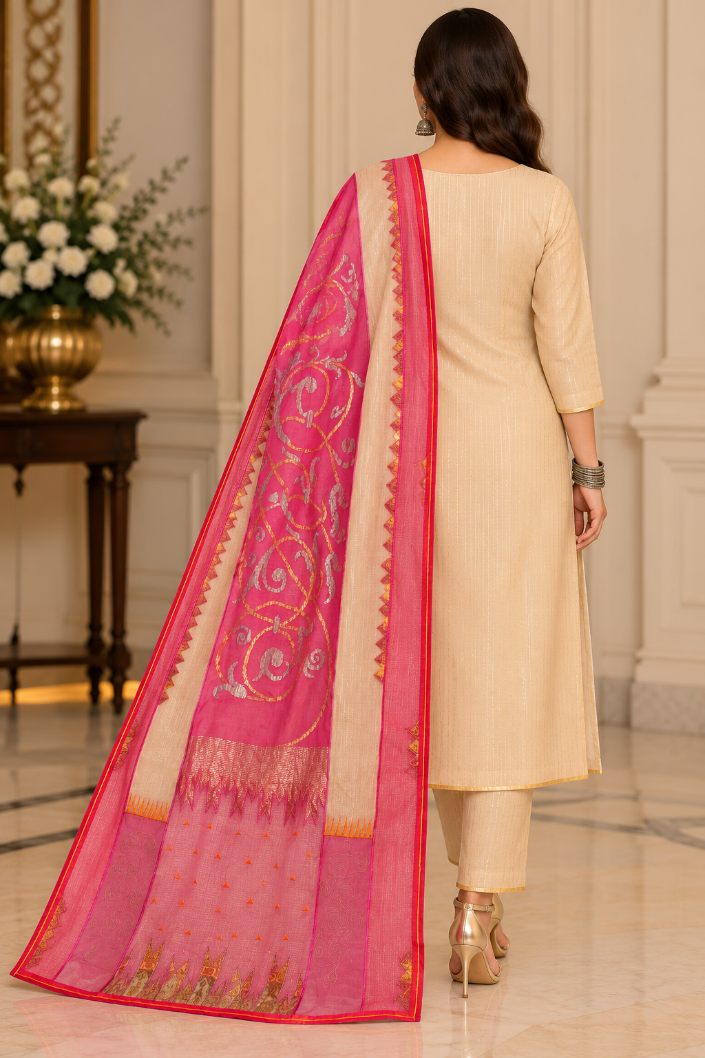 Formal Chanderi  Dupatta