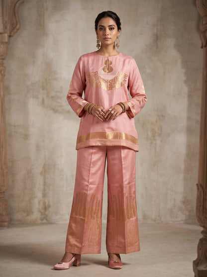 Indowestern Chanderi Formal Coordset