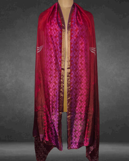 Formal Printed Silk Dupatta (VKSDNOV11DUP17)