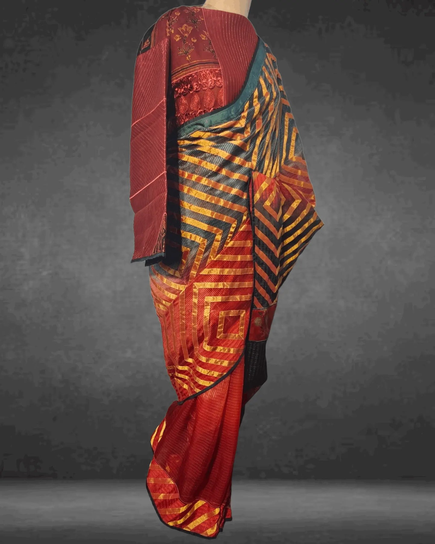 Formal Silk Saree (VKSRJUN186s) - VISHAL KAPUR