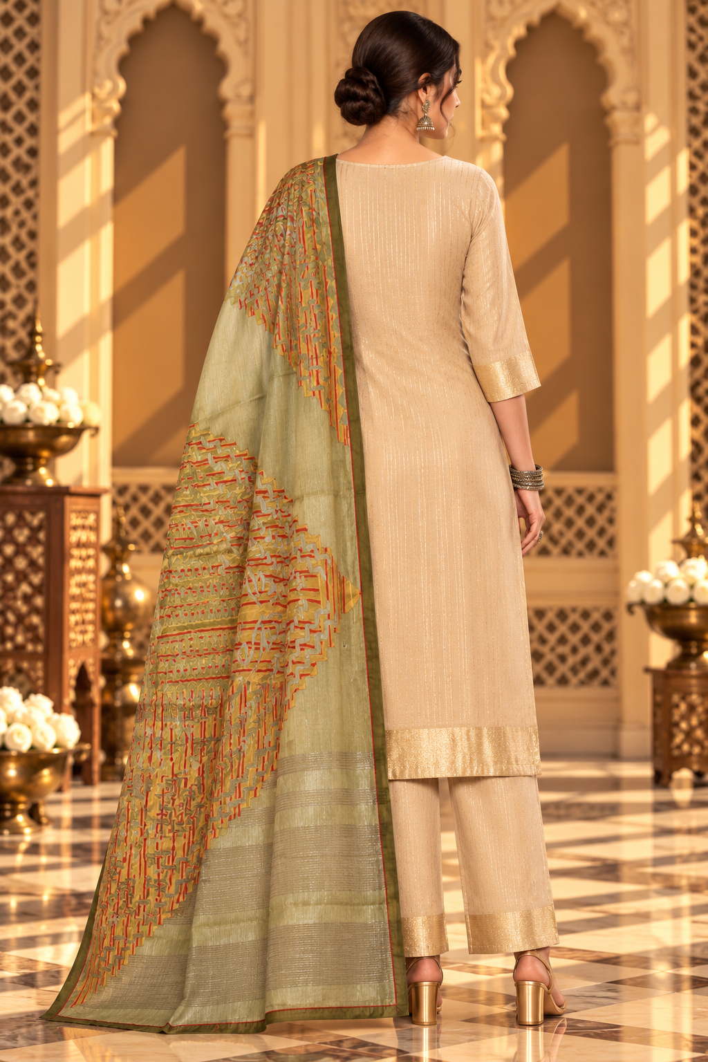 Formal Chanderi  Dupatta