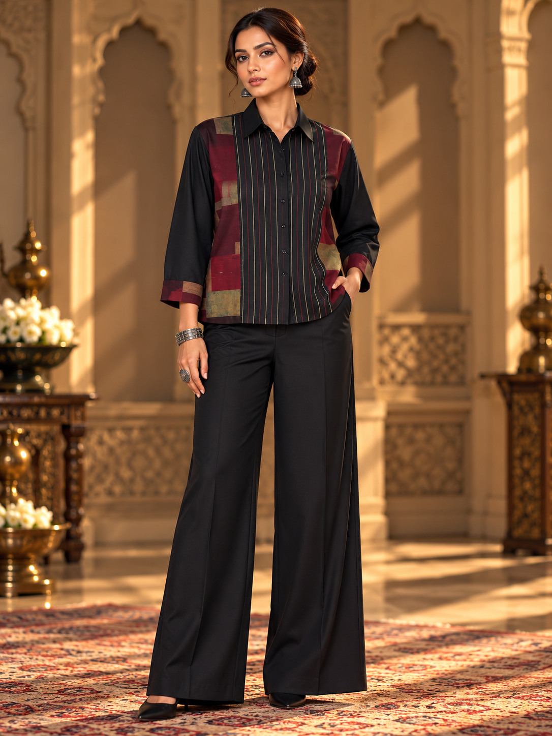 Stitched Shirt Set