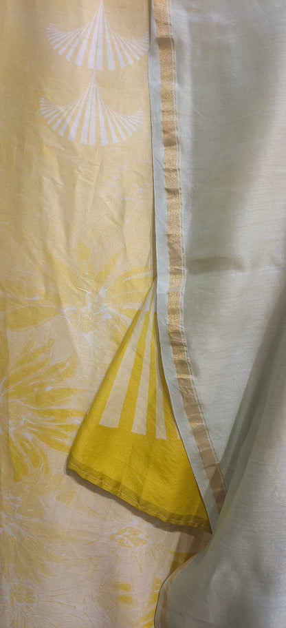 Semi Stitched Cotton Casual Suitset VISHAL KAPUR