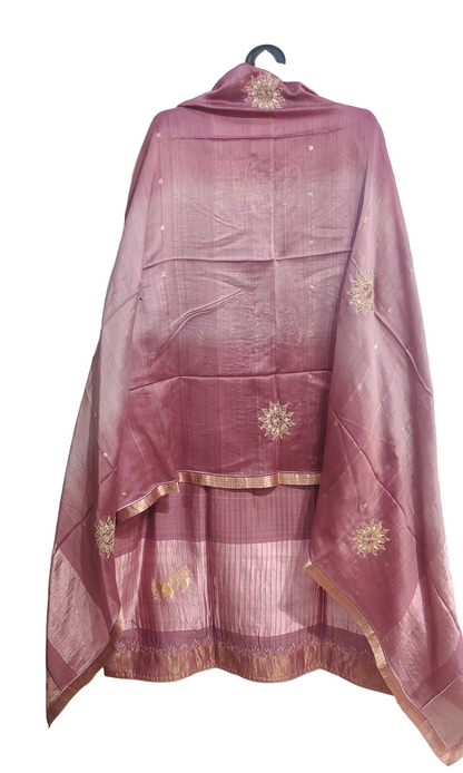 Semi Stitched Formal Chanderi Suitset