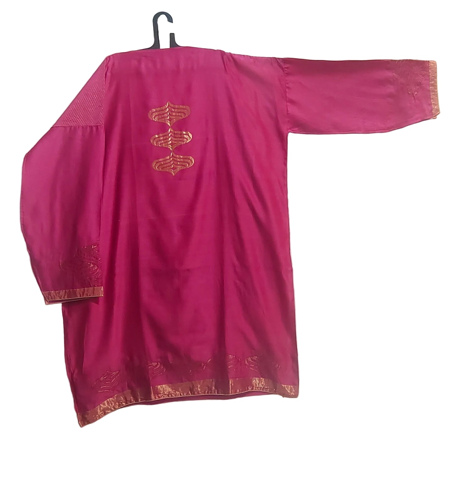 Semi Stitched Formal chanderi Kurta