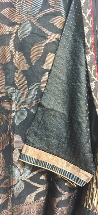 Semi Stitched Formal Chanderi Suitset